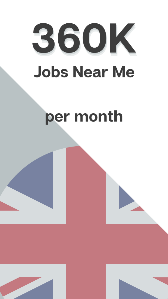 Jobs near me - UK Search Volume